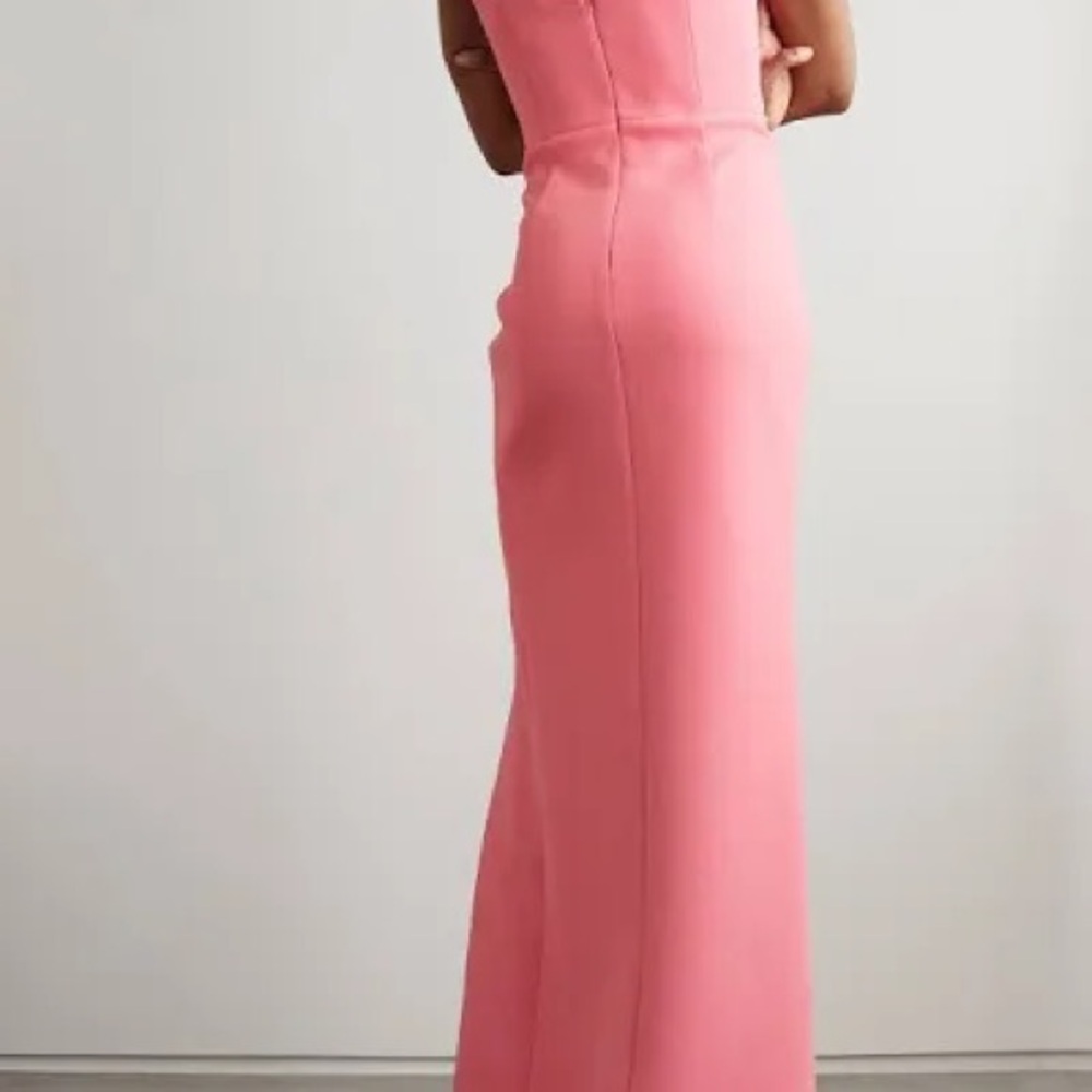 Rebecca Vallance Pink Strapless Dress with Silver Bows - Picture 10 of 11